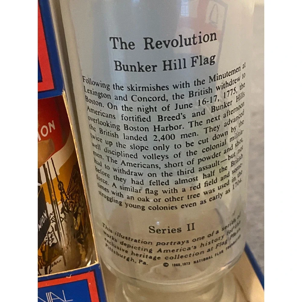 Anchor Hocking Series II The Revolution Bicentennial 6 pc Vintage Glasses NIB